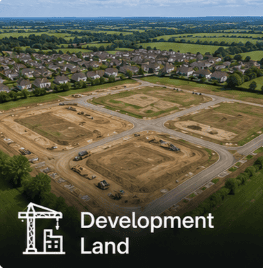 Residential development site for sale UK — land with planning permission